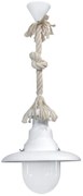 Φωτιστικό Οροφής Flp-100Κ Mac 31-1084 White Heronia Rope, Plastic