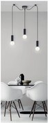 SE21-BL-4-BL3 ADEPT TUBE Black Pendant+