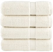 vidaXL Πετσέτες Μπάνιου Premium SOLUND 4Τεμ. 100x150εκ 600 γρ/μ²