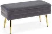 Πουφ Lavyn-Gkri-Xryso - 78.00Χ42.00Χ37.00cm