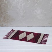Πατάκι Μπάνιου 50x80 Zahara - Dark Red 5206482089051