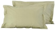 Ζεύγος Μαξιλαροθήκες Oxford (50x70) Das Home Best Line Πράσινο