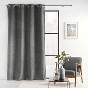 Κουρτίνα 027.1612420 Με Τρουκς Anthracite 140X240 Πολυέστερ