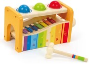 Διαδραστικός Πάγκος Με Σφυράκι Μπάλλες Και Ξυλόφωνο 6Τεμ HAPE E0305