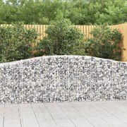 vidaXL Συρματοκιβώτια Τοξωτά 25 τεμ. 400x50x80/100 εκ. Γαλβαν. Ατσάλι