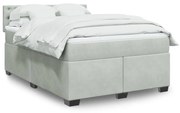 ΚΡΕΒΑΤΙ BOXSPRING ΜΕ ΣΤΡΩΜΑ ΑΝΟΙΧΤΟ ΓΚΡΙ 140X200 ΕΚ. ΒΕΛΟΥΔΙΝΟ 3286342