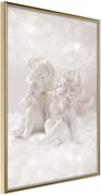 Αφίσα - Cute Angels - 40x60 - Χρυσό - Χωρίς πασπαρτού