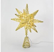 Διακοσμητικό Επιτραπέζιο Αστέρι LED 0,6W 3xAA IP20 3000K Χρυσό X112011272 Aca-X112011272-Χρυσό X112011272