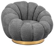 Πολυθρόνα Περιστρεφόμενη Delori Fylliana Γκρί 98x97x69 εκ. 98x97x69 εκ.