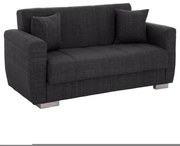 ΚΑΝΑΠΕΣ ΚΡΕΒΑΤΙ POLYA ΔΙΘΕΣΙΟΣ ΓΚΡΙ HM3241.03 153x87x77Υεκ.