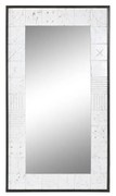 Τοίχο καθρέφτη DKD Home Decor Λευκό Σύγχρονη 130 x 4 x 70 cm