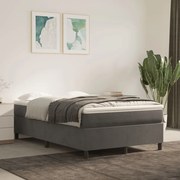 ΠΛΑΙΣΙΟ ΚΡΕΒΑΤΙΟΥ BOXSPRING ΣΚΟΥΡΟ ΓΚΡΙ 120X200 ΕΚ. ΒΕΛΟΥΔΙΝΟ 3121109