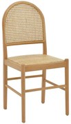Καρέκλα Alessia 263-000010 43x40x89cm Natural Rattan, Wood