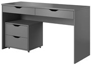 Lh-homefurniture Γραφείο Mati Γραφίτης 138x76x50,4cm 04114-MT_g
