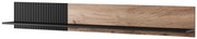 RANDOM P-2 hanging shelf, color: wotan oak/black DIOMMI V-PL-RANDOM-P-2 DIOMMI-60-22654