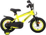 Arrow 12 Inch 22 cm Boys Coaster Brake Neon YellowBlackAMIGO