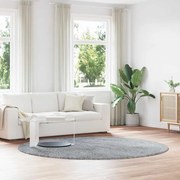 vidaXL Χαλί Shaggy με Ψηλό Πέλος NAVARRA Ανοιχτό Γκρι 240x240 εκ.