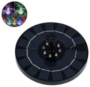 Ηλιακό Συντριβάνι IP68 LED 3W RGB Φ18 Plastic Μαύρο 71533 Globostar-71533-Μαύρο 71533