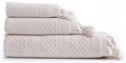 Πετσέτες Μπάνιου (Σετ 3τμχ) Nef-Nef Homeware Serenity Outlast Ecru 550gsm