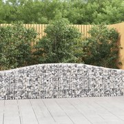 Συρματοκιβώτιο Τοξωτό 400x30x60/80εκ. από Γαλβανισμένο Χάλυβα 153403