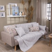 Ριχτάρι Treviso 04 Grey Teoran Πολυθρόνα 180x150cm Βαμβάκι-Πολυέστερ