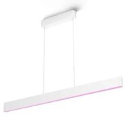 Έξυπνο Γραμμικό Κρεμαστό Φωτιστικό 2xLed 79W RGBW Hue Ensis Philips Hue-929003053301-Λευκό 929003053301