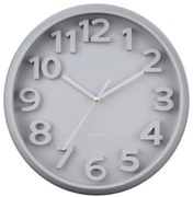 Ρολόι Τοίχου Elevated Classic Numbers KA6052WG Φ33,5cm Warm Grey Karlsson Πολυστερίνη