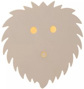 Φωτιστικό Επίτοιχο Lucide 44204-08-38 CHARLIE Μπεζ/Κρεμ (Beige/Creme)|Μαύρο Ματ (Black Mat) 2700 K
