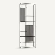 Βιβλιοθήκη από μέταλλο και γυαλί, Rectiligne