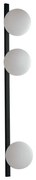 Φωτιστικό Τοίχου - Απλίκα I-Enoire-AP3 Black-White Luce Ambiente Design Μέταλλο,Γυαλί