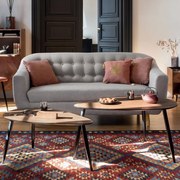 Τραπέζια Σαλονιού (Σετ 2τμχ) A-S Mileo Walnut 166641