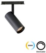 Σποτ Φωτιστικό Μαγνητικής Ράγας LED 13W 3000K Φ4,8 Magnetic Viokef 4244000 Μαύρο