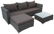Bliumi  Σετ Καναπές 3 Τεμαχίων Bliumi Aruba Αλουμίνιο Wicker BEST-41062874