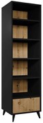 Βιβλιοθήκη Ovessi 162677949 50x40x192cm Oak-Black