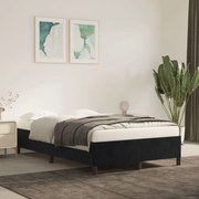 Σκελετός Κρεβατιού Χωρίς Στρώμα Μαύρο 120x200 εκ. Βελούδινο 347314