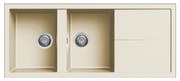 Νεροχύτης κουζίνας UNICO 500 Bianco Antico 62 ELLECI 116x50cm - LGU50062