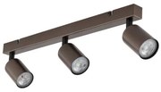 Πλαφονιέρα Φωτιστικό Οροφής 3xGU10 10W IP20 Top TK Lighting-6181-Καφέ 6181