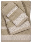 Πετσέτες Best 0649 (Σετ 3τμχ) Beige Das Home Σετ Πετσέτες 70x140cm 100% Cotton