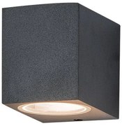 Απλίκα Φωτιστικό Τοίχου GU10 15W IP54 Zambelis-E123-Ανθρακί E123