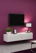 TV stand VIGO 140 white/white DIOMMI CAMA-VIGO-RTV-140-BIAŁY/BIAŁY POŁYSK