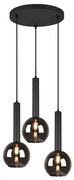 Φωτιστικό Κρεμαστό Trio Lighting Clayton 310390332 Μαύρο Ματ