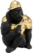 Διακοσμητικό Επιτραπέζιο Glam Gorilla 19x19x26εκ. - Μαύρο