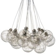 Artekko Globes Φωτιστικό Οροφής με Led Γυαλί Διάφανο (46x54x104)cm Artekko 77092