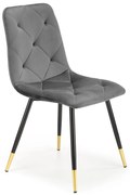 K438 chair color: grey DIOMMI V-CH-K/438-KR-POPIELATY