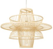 00862 GloboStar® GLOBOSTAR® BALI 00862 Boho Κρεμαστό Φωτιστικό Οροφής με Ντουί 1 x E27 AC 220-240V IP20 - Μπεζ - Μ60 x Π60 x Υ45cm