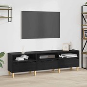 vidaXL Ντουλάπι TV Μαύρη δρυς 150 x 30 x 45 εκ Επεξεργασμένο ξύλο