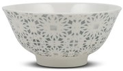Μπωλ Δημητριακών Πορσελάνινο Maiolica 10-099-104 Φ16cm White-Grey Nava Porcelain