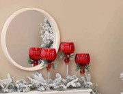 Σετ Διακοσμητικά Κηροπήγια Fééric Lights &amp; Christmas  - 3 τεμάχια