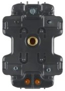 Λυχνία Διπλή LED Κομμυτατέρ Berker 1680 Hager-1680-Μαύρο 1680