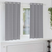 vidaXL Κουρτίνες 2 pcs Ανοιχτό γκρι 175 x 140 εκ. Πολυεστέρας
